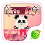 Logo of Cute Bear GO Keyboard Theme android Application 